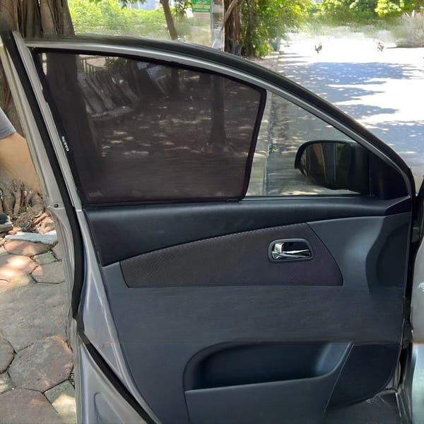KIA PRIDE / KIA RIO SEDAN 2010 custom-fit car window sun shades — photo 2