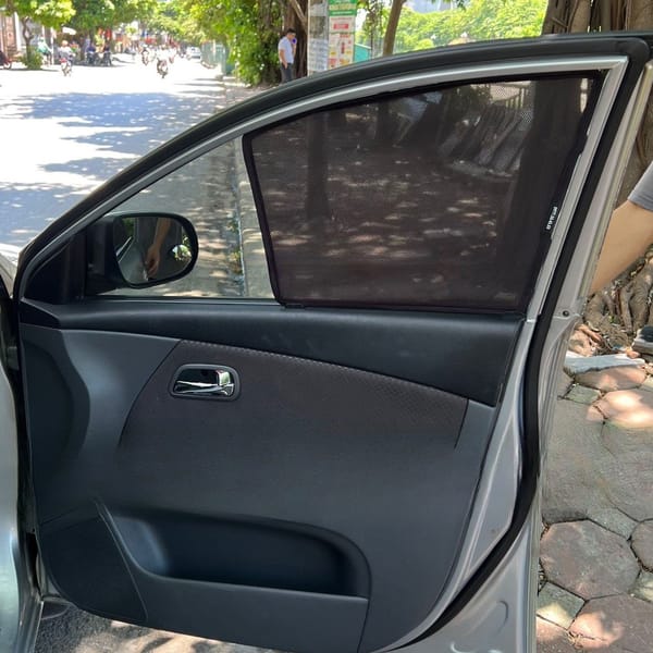 KIA PRIDE / KIA RIO SEDAN 2010 custom-fit car window sun shades — photo 4