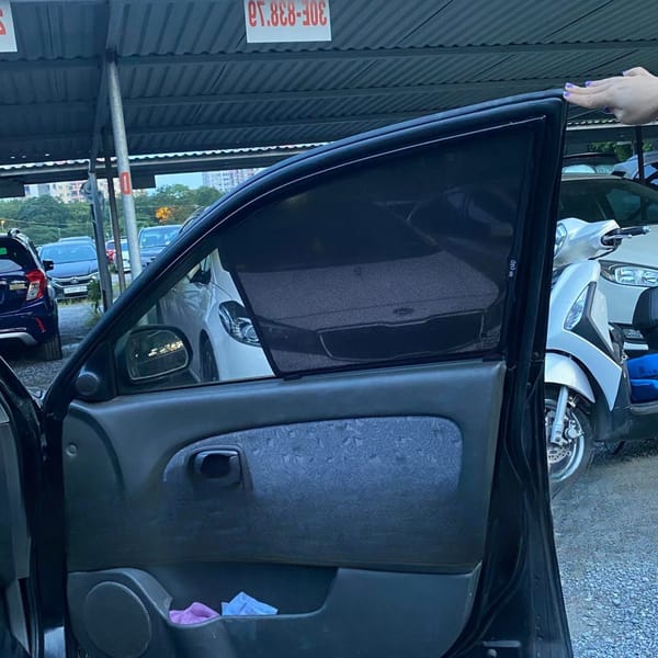 KIA SPECTRA custom-fit car window sun shades — photo 4