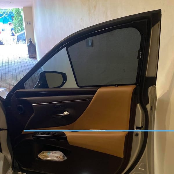 LEXUS ES250 custom-fit car window sun shades — photo 2