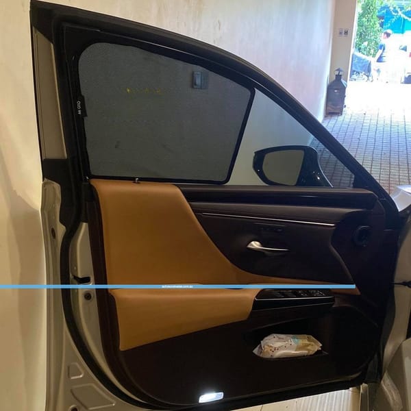 LEXUS ES250 custom-fit car window sun shades — photo 4