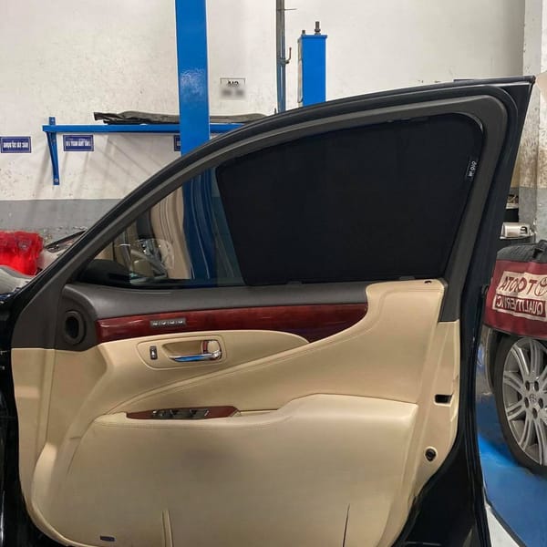 LEXUS LS460 custom-fit car window sun shades — photo 7