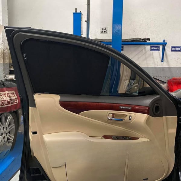 LEXUS LS460 custom-fit car window sun shades — photo 8