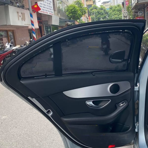 MERCEDES C200 2016-2021 custom-fit car window sun shades — photo 5