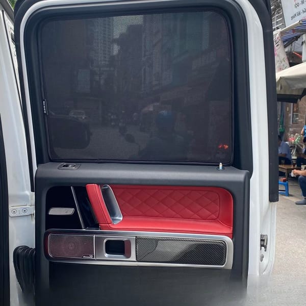 MERCEDES G63 2020-2023 custom-fit car window sun shades — photo 3