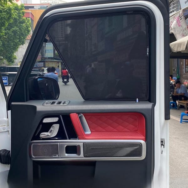 MERCEDES G63 2020-2023 custom-fit car window sun shades — photo 4