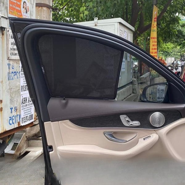 MERCEDES GLC 2016-2022 custom-fit car window sun shades — photo 2