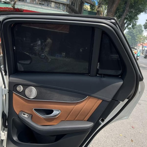 MERCEDES GLC 2016-2022 custom-fit car window sun shades — photo 5