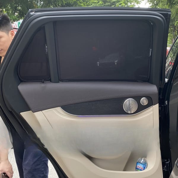 MERCEDES GLC 2016-2022 custom-fit car window sun shades — photo 7