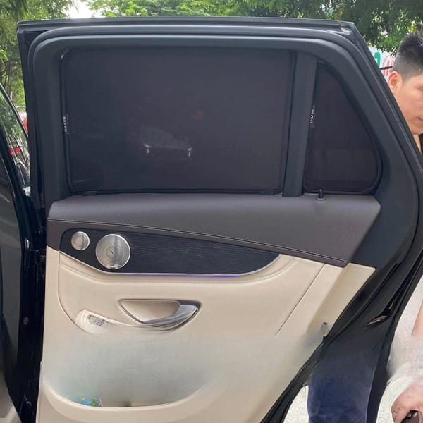 MERCEDES GLC 2016-2022 custom-fit car window sun shades — photo 9