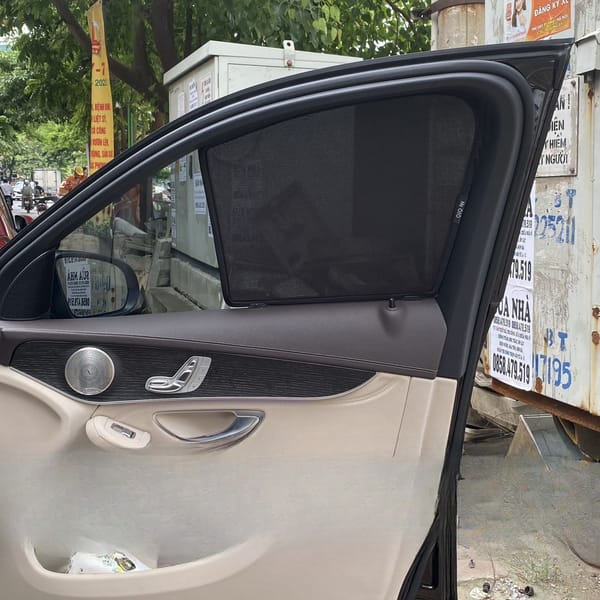 MERCEDES GLC 2016-2022 custom-fit car window sun shades — photo 10