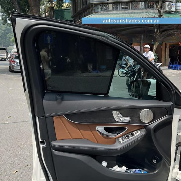 MERCEDES GLC 2016-2022 custom-fit car window sun shades — photo 12