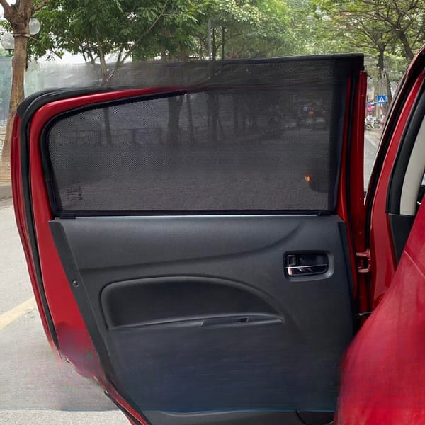 MITSUBISHI MIRAGE 2010-2017 custom-fit car window sun shades — photo 1