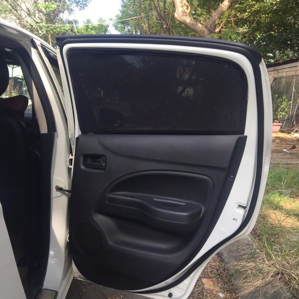 MITSUBISHI MIRAGE 2018-2021 custom-fit car window sun shades — photo 3