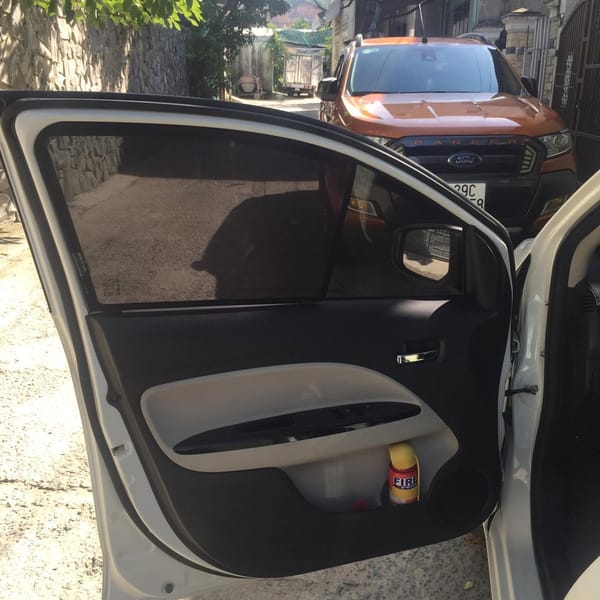 MITSUBISHI MIRAGE 2018-2021 custom-fit car window sun shades — photo 6