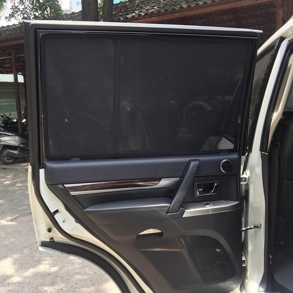MITSUBISHI PAJERO V93 2015-2019 custom-fit car window sun shades — photo 1