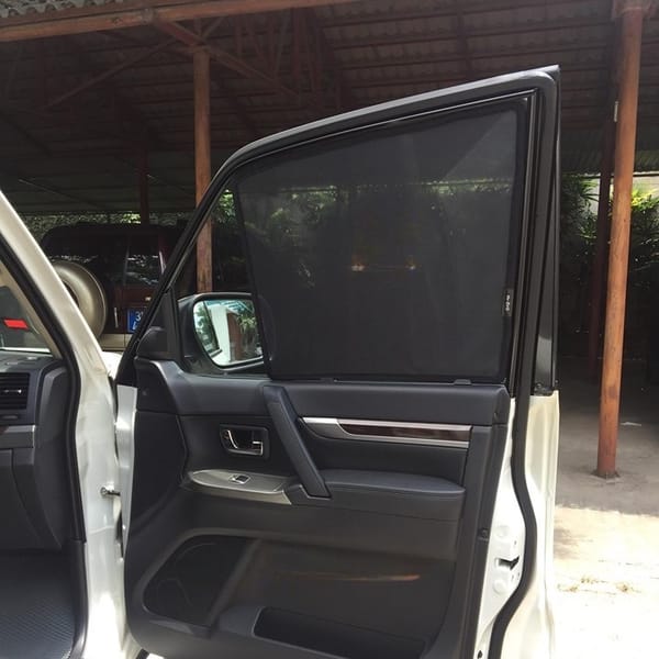 MITSUBISHI PAJERO V93 2015-2019 custom-fit car window sun shades — photo 4