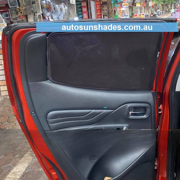 MITSUBISHI TRITON 2015-2018 custom-fit car window sun shades — photo 6