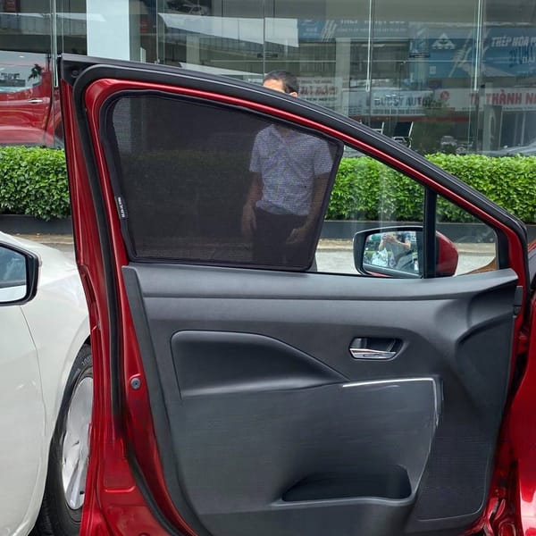 NISSAN ALMERA custom-fit car window sun shades — photo 5