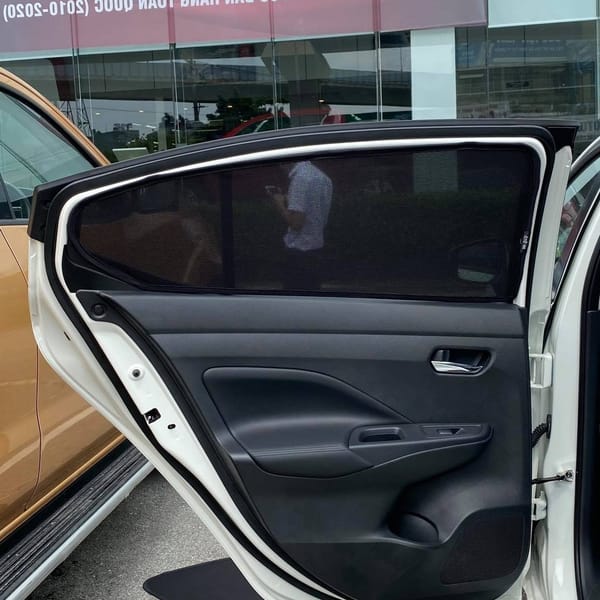 NISSAN ALMERA custom-fit car window sun shades — photo 7