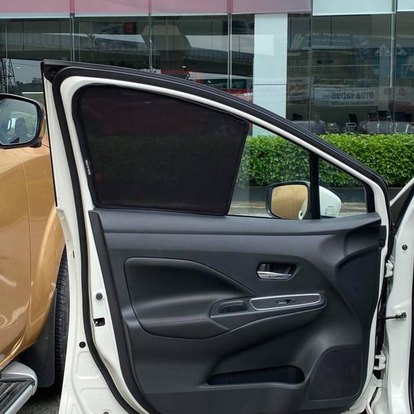 NISSAN ALMERA custom-fit car window sun shades — photo 8