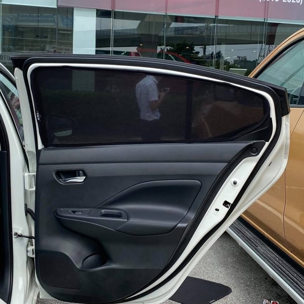 NISSAN ALMERA custom-fit car window sun shades — photo 9