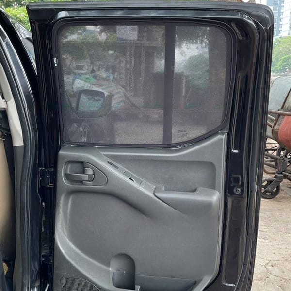 NISSAN NAVARA D40 2005-2015 custom-fit car window sun shades — photo 2