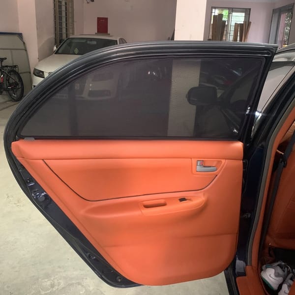 TOYOTA COROLLA 2002-2007 custom-fit car window sun shades — photo 5