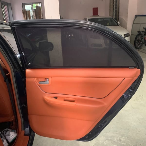 TOYOTA COROLLA 2002-2007 custom-fit car window sun shades — photo 7
