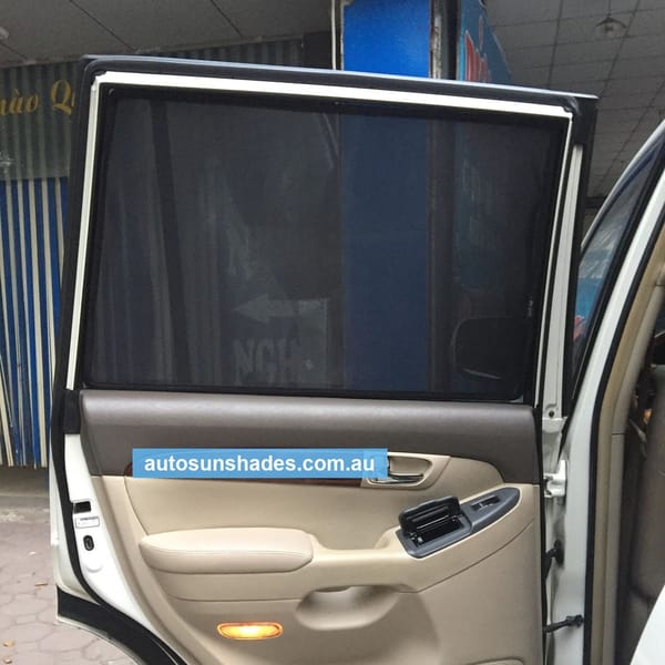 TOYOTA LAND CRUISER PRADO 2004-2010 custom-fit car window sun shades — photo 1