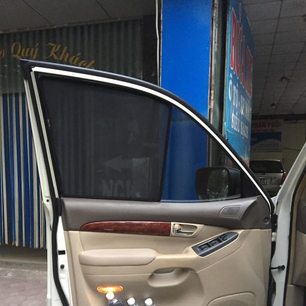 TOYOTA LAND CRUISER PRADO 2004-2010 custom-fit car window sun shades — photo 2