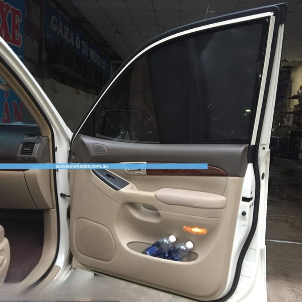 TOYOTA LAND CRUISER PRADO 2004-2010 custom-fit car window sun shades — photo 4