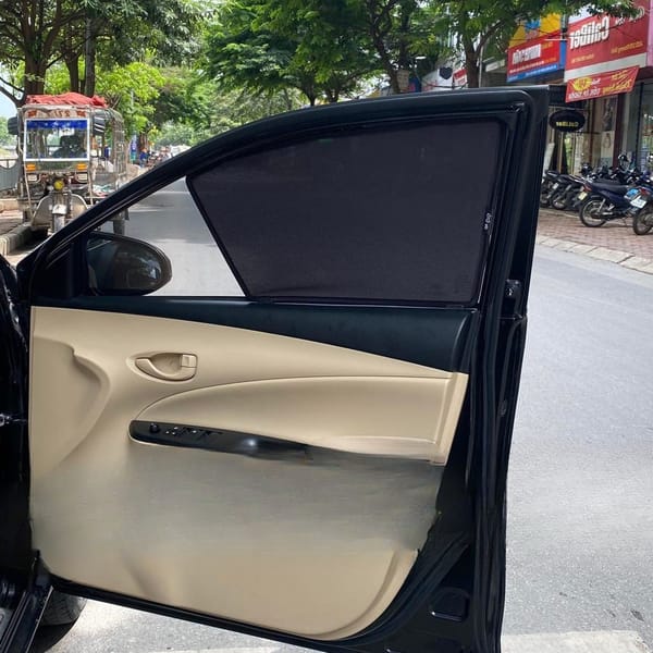 TOYOTA YARIS SEDAN / VIOS 2019-2023 custom-fit car window sun shades — photo 6