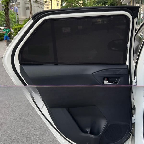 TOYOTA WIGO 2023-2025 custom-fit car window sun shades — photo 1