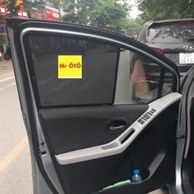 TOYOTA YARIS HATCHBACK 2007-2012 custom-fit car window sun shades — photo 4