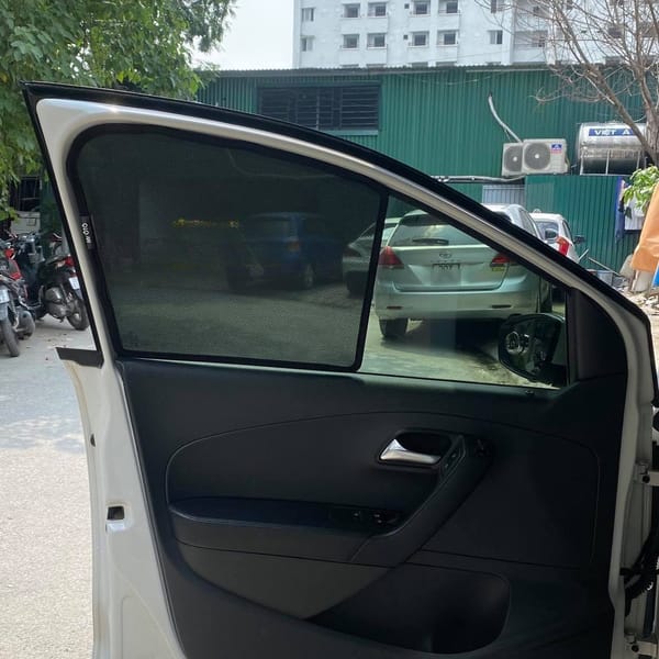 VOLKSWAGEN POLO HATCHBACK 2009-2017 custom-fit car window sun shades — photo 2