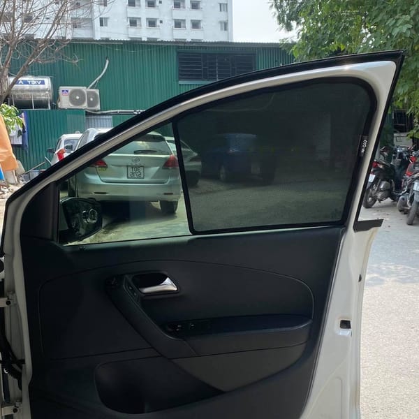 VOLKSWAGEN POLO HATCHBACK 2009-2017 custom-fit car window sun shades — photo 4