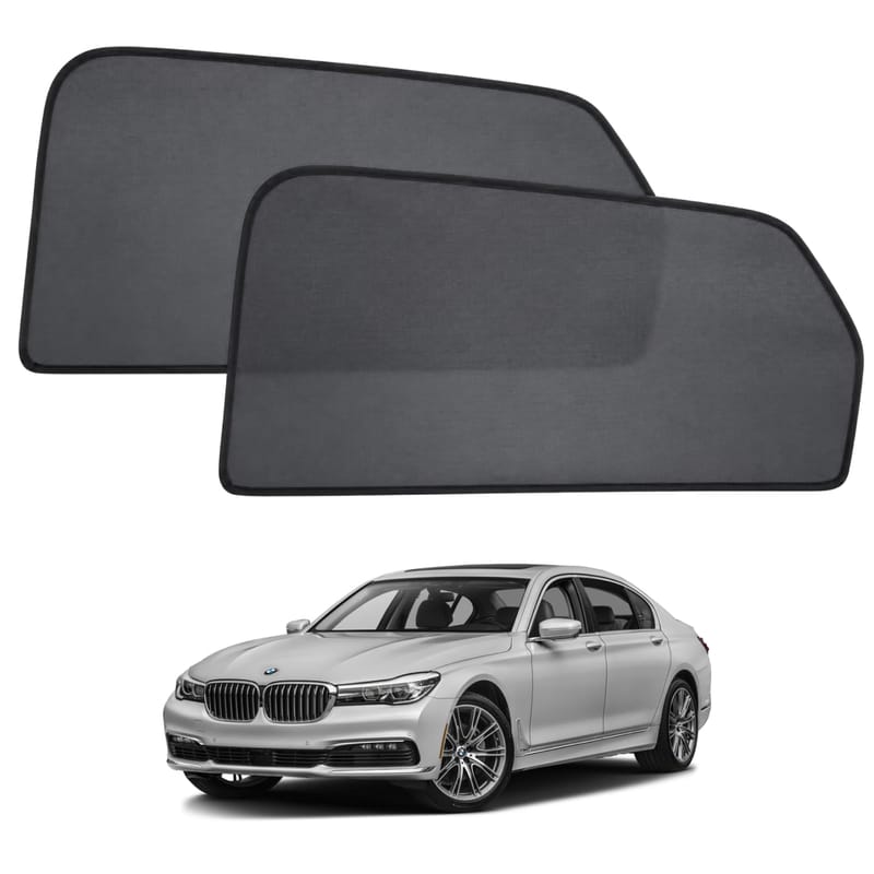 BMW 730i custom-fit magnetic car window sun shades