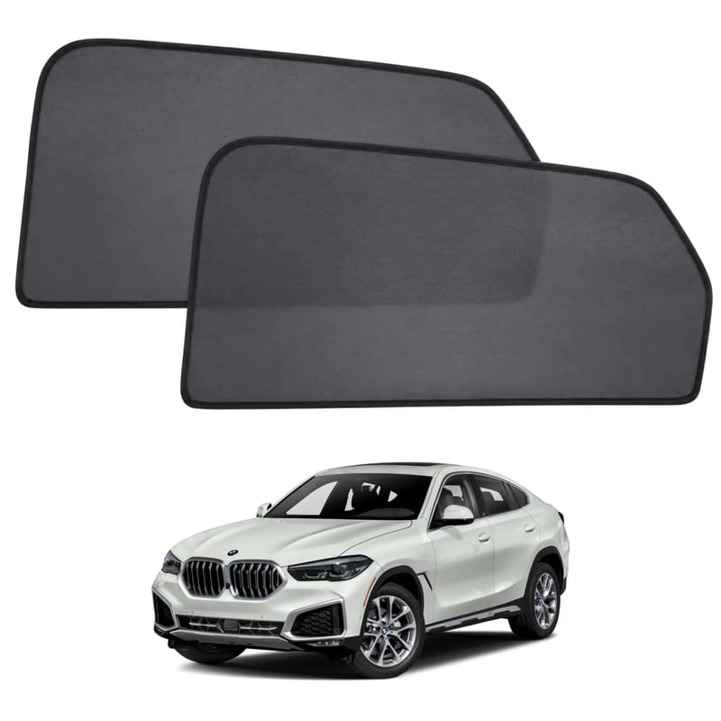 BMW X6 2019-2026 custom-fit magnetic car window sun shades