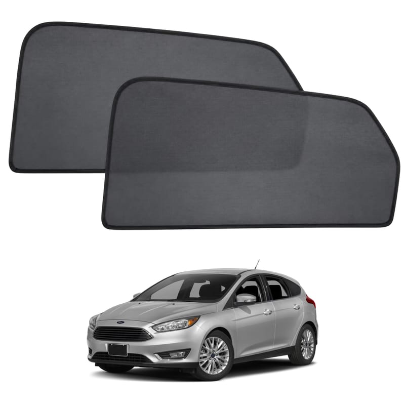 FORD FOCUS HATCHBACK 2007-2013 custom-fit magnetic car window sun shades
