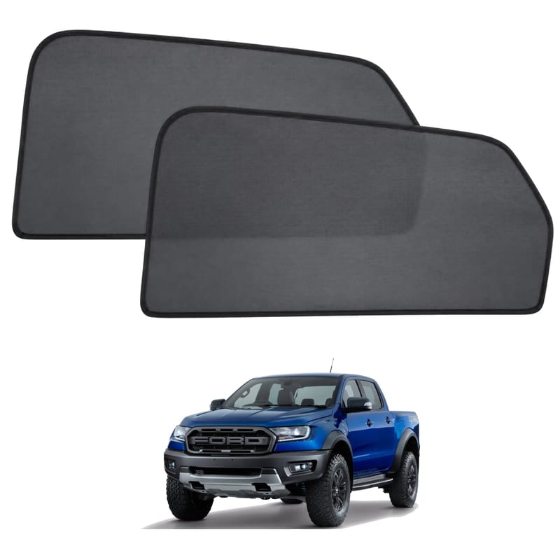 FORD RANGER RAPTOR 2019-2022 custom-fit magnetic car window sun shades
