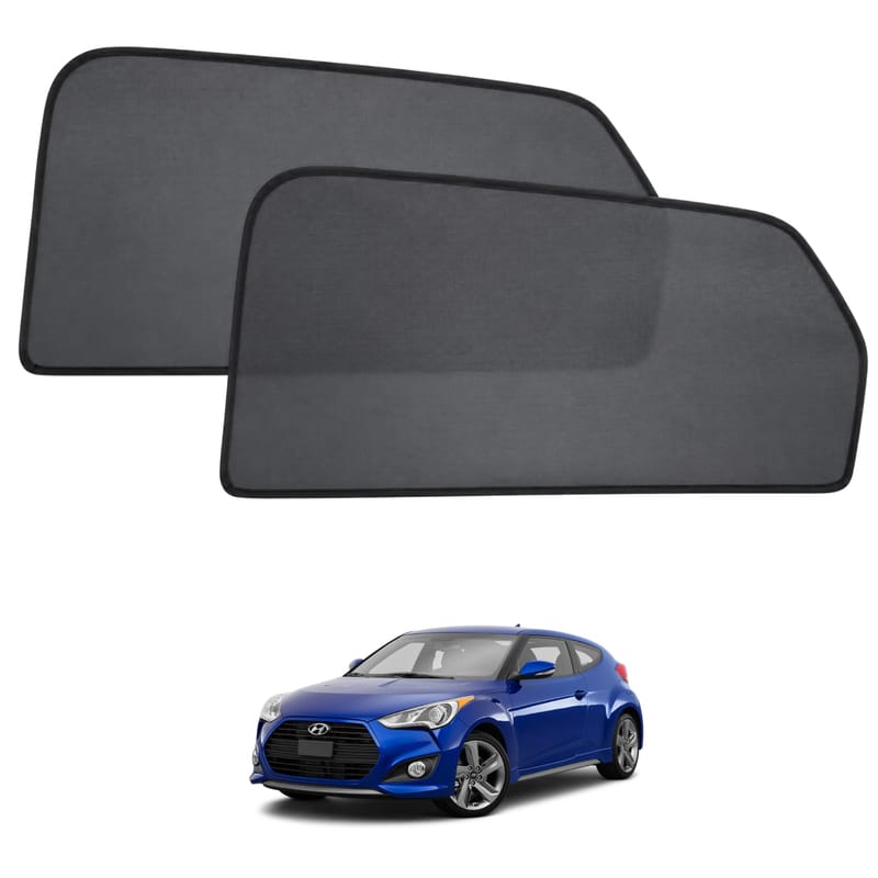 HYUNDAI VELOSTER custom-fit magnetic car window sun shades
