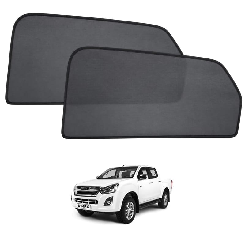 ISUZU D-MAX 2015-2019 custom-fit magnetic car window sun shades
