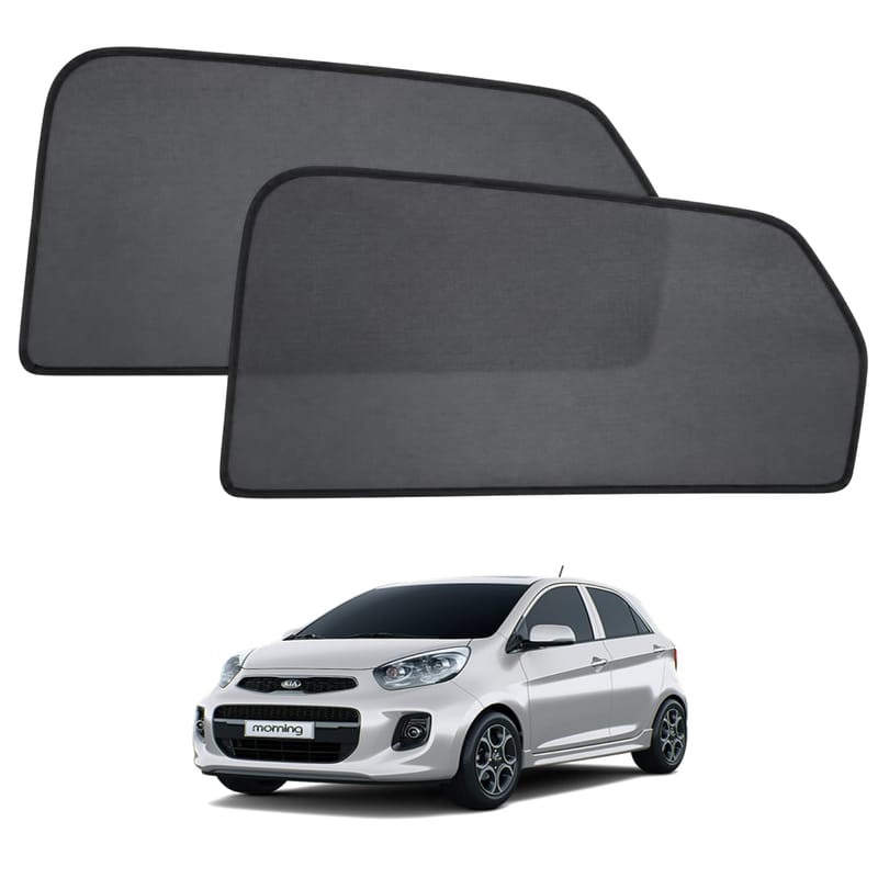 KIA PICANTO 2006-2010 custom-fit magnetic car window sun shades
