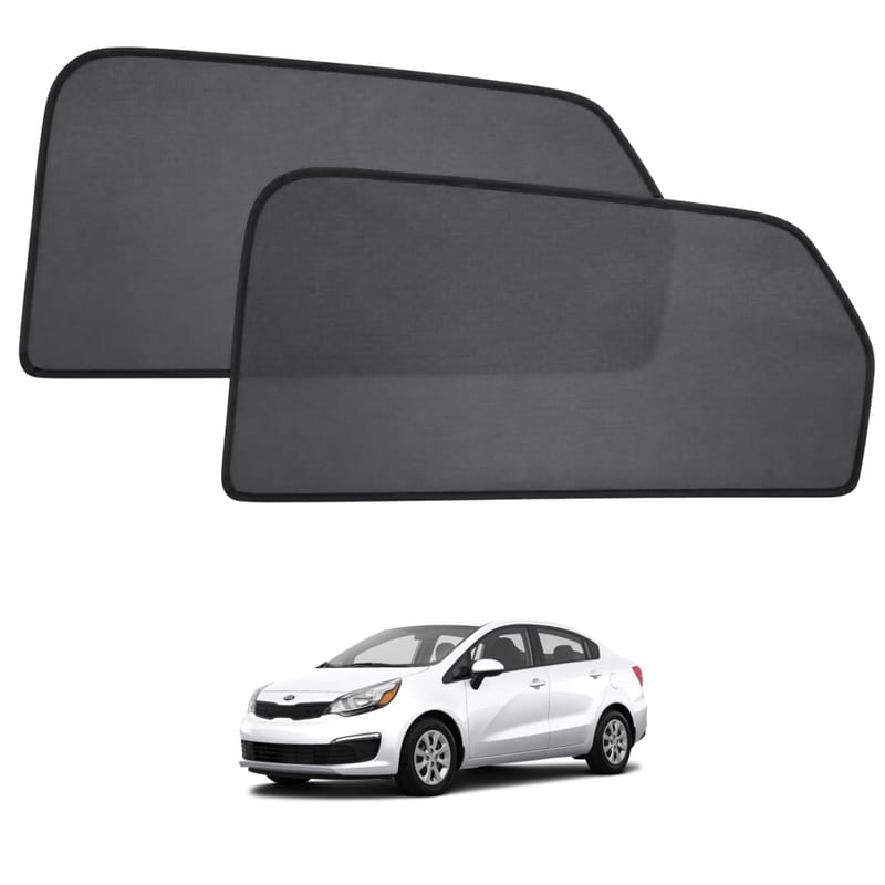KIA PRIDE / KIA RIO SEDAN 2010 custom-fit magnetic car window sun shades