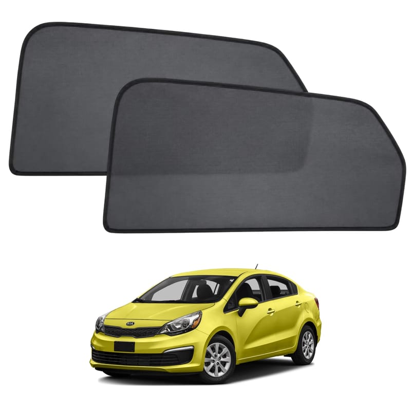 KIA RIO SEDAN custom-fit magnetic car window sun shades