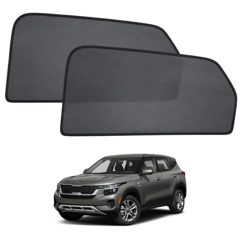 KIA SELTOS custom-fit magnetic car window sun shades