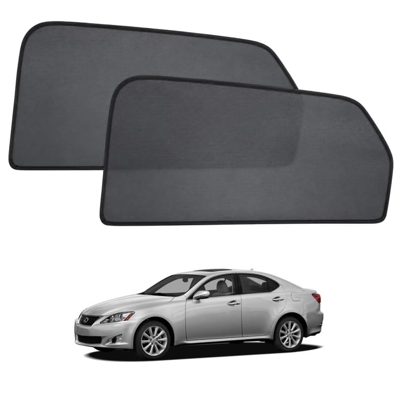 LEXUS IS250 custom-fit magnetic car window sun shades