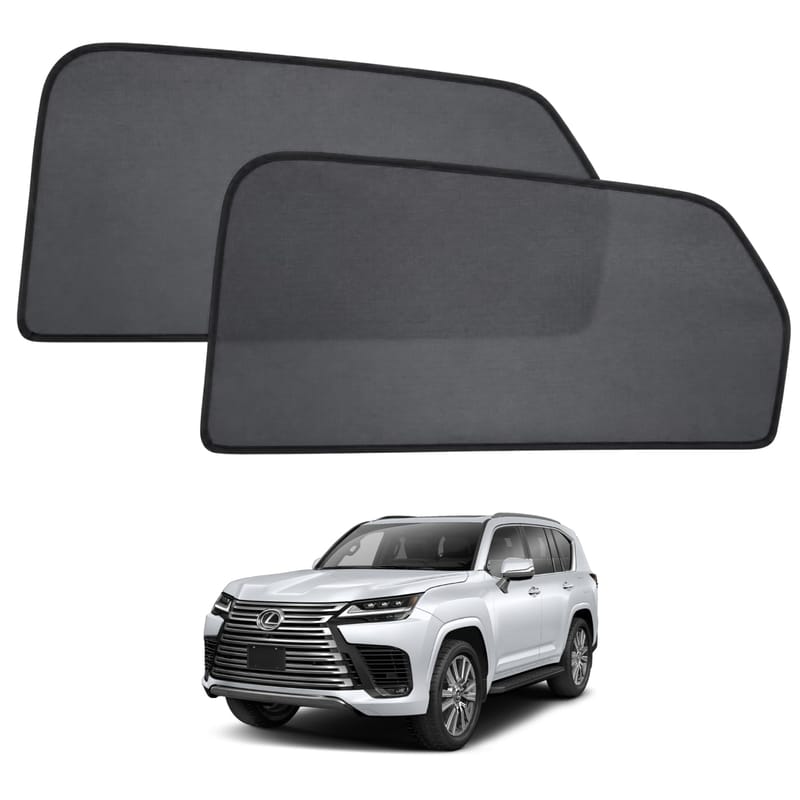 LEXUS LX600 custom-fit magnetic car window sun shades