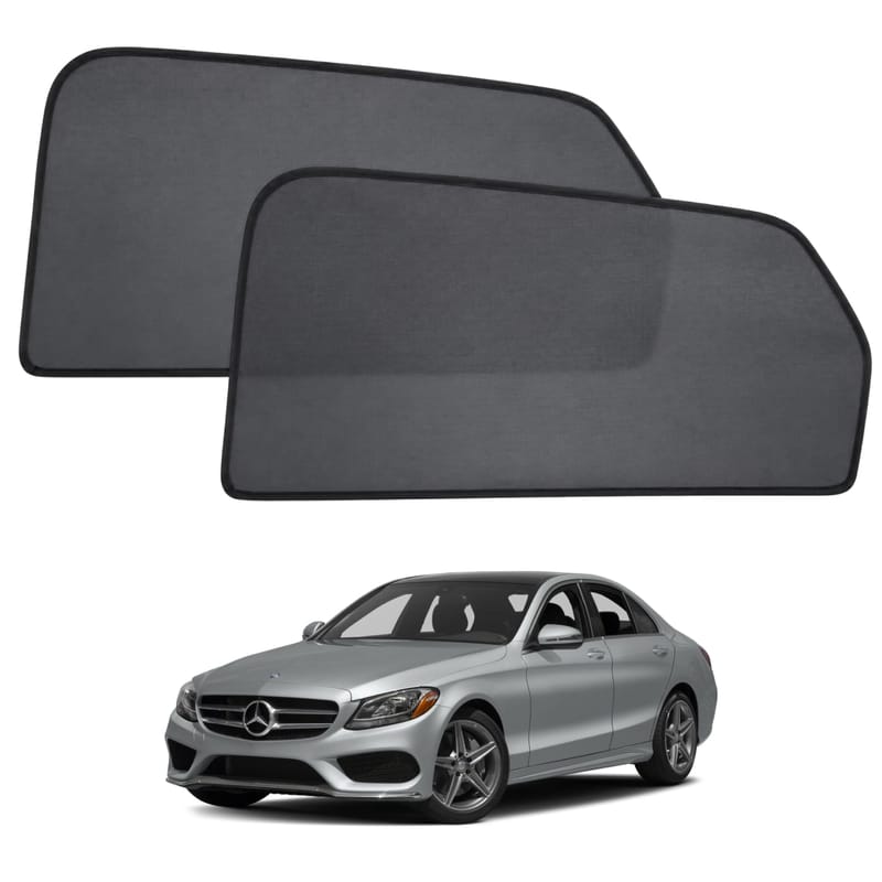 MERCEDES C200 2016-2021 custom-fit magnetic car window sun shades